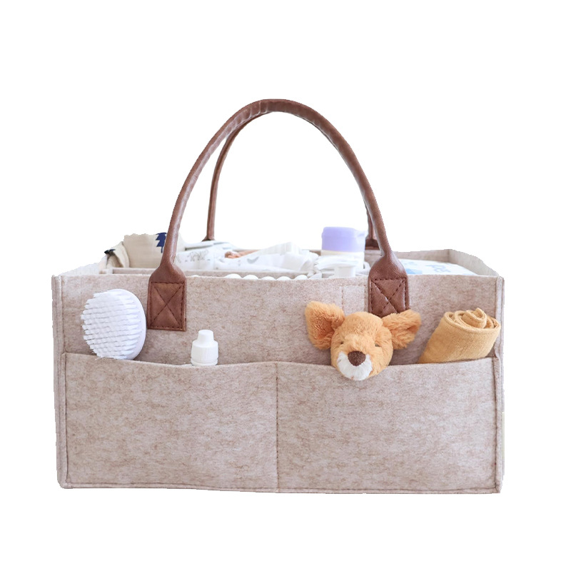Baby Products Basket - Panier de rangement en feutre pour