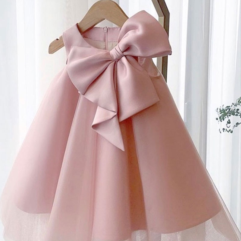 Baby Products Manufacturers - Robe d'été à gros nœud pour