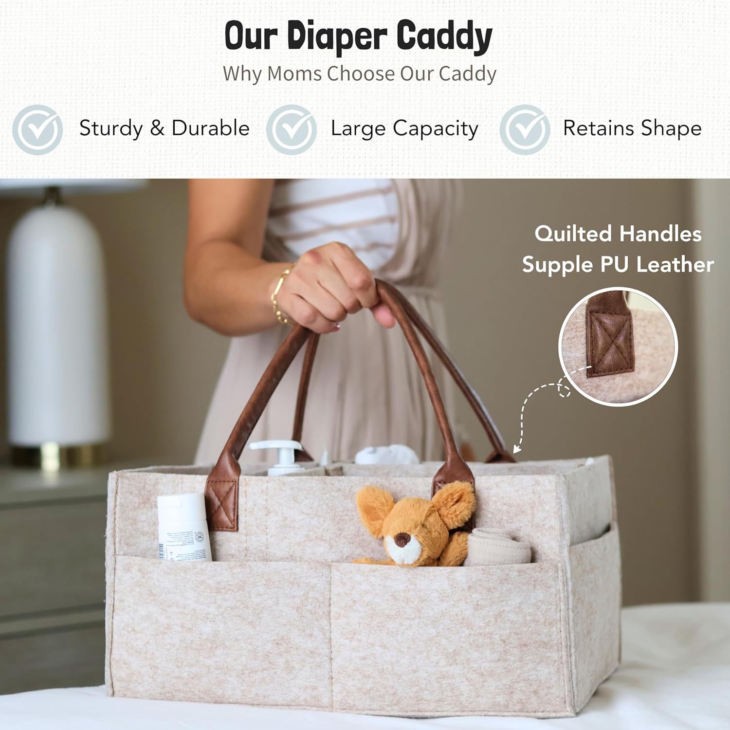 Panier de rangement en feutre  - Baby Products Basket avis et prix