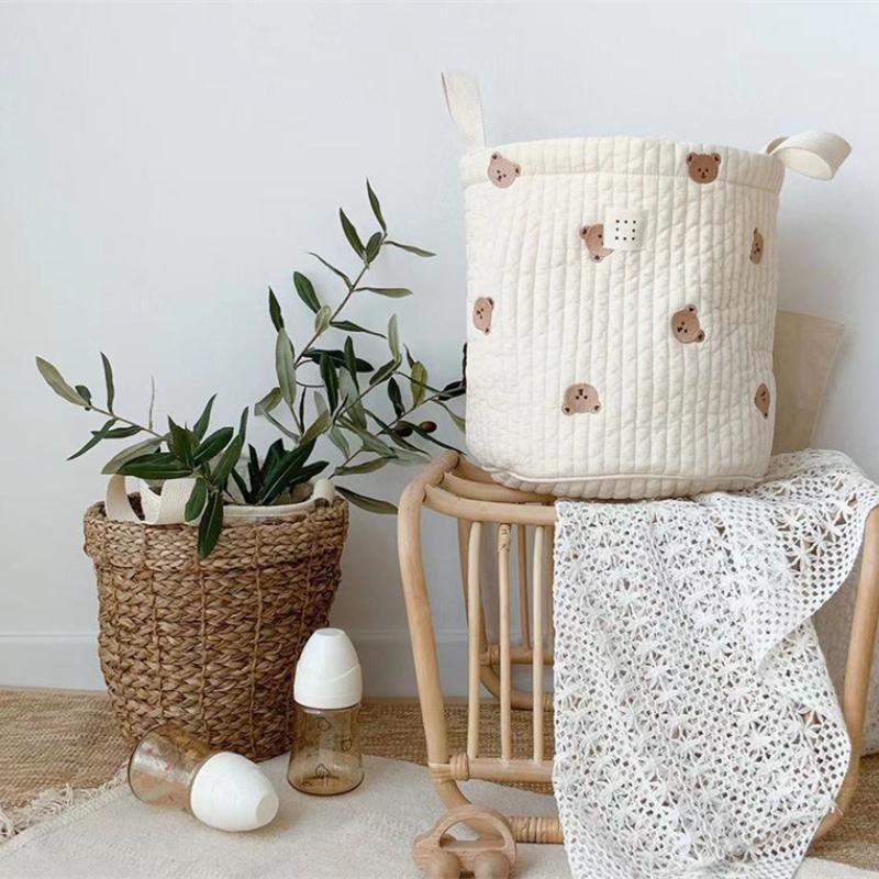 Sac à couches brodé ours migno - Baby Products Basket avis et prix