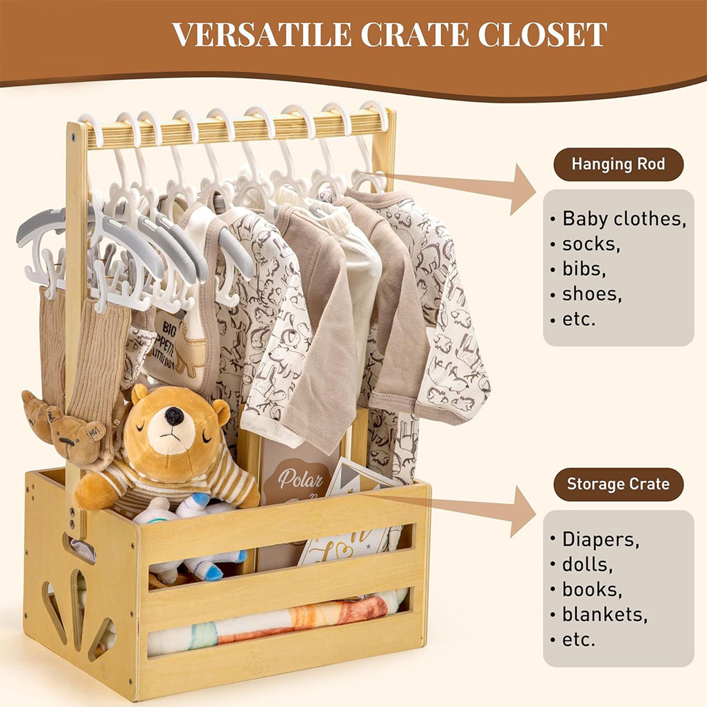 Grand mir de Rangement en Bois - Baby Products Basket avis et prix